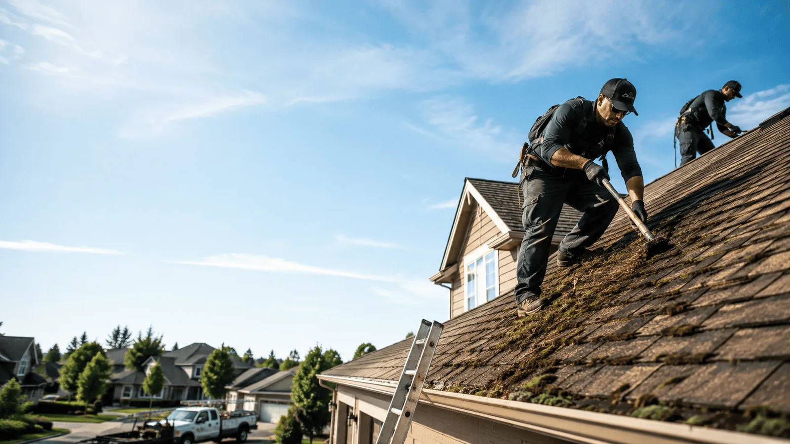 Roof Moss Removal in Sandborn, IN near me
